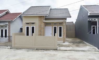 Hunian cluster dengan design minimalis modern di harapan raya