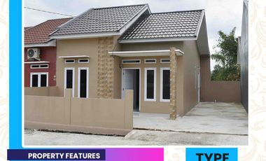 Hunian cluster dengan design minimalis modern di harapan raya