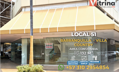 Vitrina Inmobiliaria vende Local Villa Country Plaza - Barranquilla