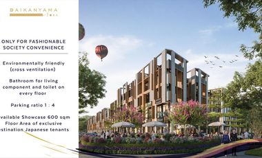 DAIKANYAMA THE ZORA COMMERCIAL AREA MEWAH 3 LANTAI , ADA ROOFTOP , PROMO DISKON
