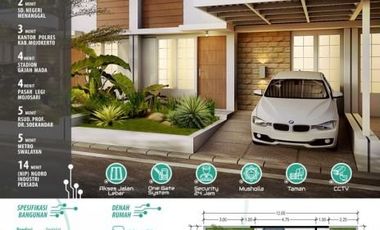 Perumahan Syariah Murah dengan Garansi 10 Th di Mojosari