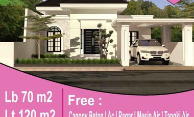 rumah baru design terbaru sangat modern harga murah di harapan raya