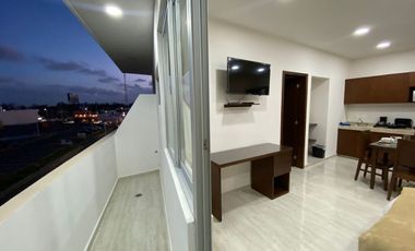 Suite AMUEBLADA Y EQUIPADA en RENTA Fracc. Costa Verde, Boca del Rio, Veracruz.