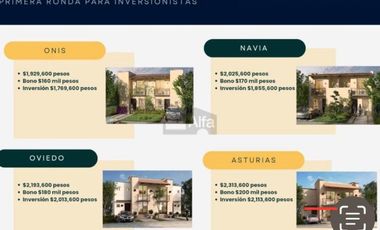 Casa en Venta en Villa Asturiana Modelo NAVIA, OPORTUNIDAD Hoy en 1´855,600
