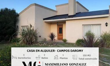 Casa en alquiler en Campos Daromy San Vicente