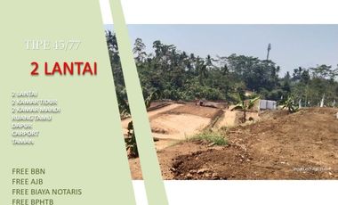 2 Lantai Tipe 45/77 Rumah 5 Menit ke UNIKAMA Bisa KPR