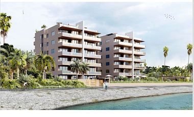 Departamento a pasos del mar en Zona Hotelera Sur de Cozumel, pre construcción