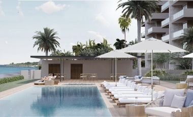 Departamento a pasos del mar en Zona Hotelera Sur de Cozumel, pre construcción