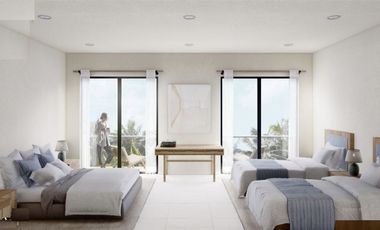 Departamento a pasos del mar en Zona Hotelera Sur de Cozumel, pre construcción