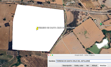 TERRENO EN VENTA EN SANTA CRUZ DEL ASTILLERO