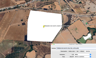 TERRENO EN VENTA EN SANTA CRUZ DEL ASTILLERO