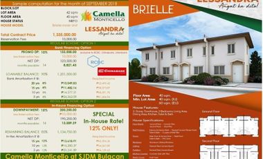 Camella Monticello Sapang Palay Brielle Model SJDM Bulacan