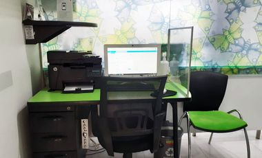 PR13289 Consultorio amoblado en patio bonito para arriendo