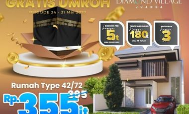 Terlaris, Jual Perumahan Sedati Sidoarjo 355 Juta Diamond Village Juanda