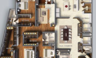 Departamentos de lujo a estrenar junto  a Bosques de las Lomas