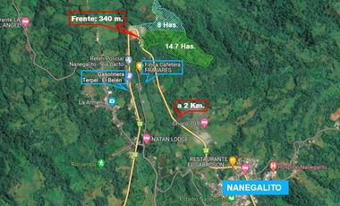 VENTA FINCA CON FRENTE A LA VÍA, 22 Ha., a 5 min. de Nanagalito. G.BE_Aqt