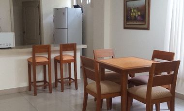 Renta departamento amoblado, Urdesa Central, cercano al Bco Pacifico