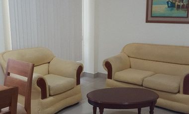 Renta departamento amoblado, Urdesa Central, cercano al Bco Pacifico