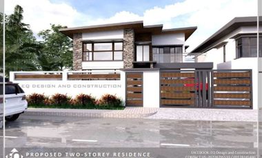 2-Storey Single Dwelling Residential house with pool in Geneva Gardens, Quezon City near SM Fairview