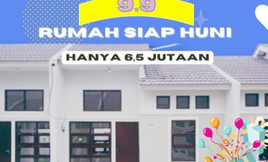 Rumah Subsidi murah KPR BTN cicilan 1 jt flat siap huni di Tangerang