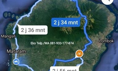 Dijual Cepat Tanah Tambak 150 hektar Lombok Utara