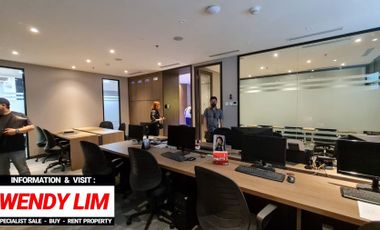 DISEWAKAN BRAND NEW OFFICE SPACE at SUDIRMAN 7.8 (FULL FURNISHED)