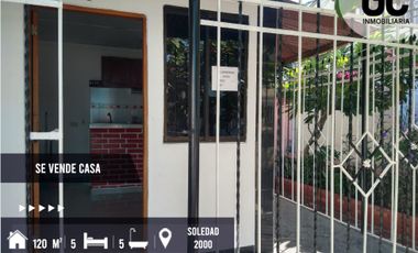 Se vende casa con 5 apartaestudio - barrio Soledad 2000