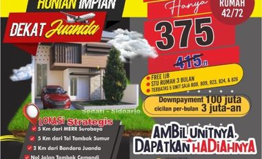 Harga Rumah Murah Daerah Sedati - ON SALE! Diamond Village Juanda 1, Rumah Impian dan Harga Terjangkau