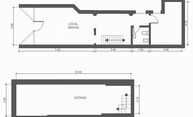 LOCAL EN ALQUILER 83m2 APROX CENTRO / TRIBUNALES