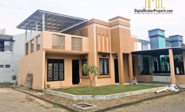 Rumah posisi hoek 2 lantai baru renov di De Marrakesh Ciwastra Bandung | SUTIAH