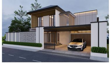 rumah new premium design minimalis modern di komplek pemda