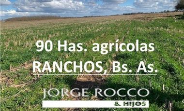 Campo en venta en Ranchos. 90 Has. agrícolas