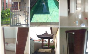 Disewakan Rumah Villa Tipe 100/190 dg Private Pool, 75 Jt/th di Tukad Badung, Renon, Denpasar Selatan
