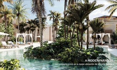 Departamento frente al  mar con club de playa, areas verdes y amenidades, en pre