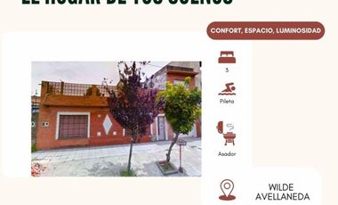 CASA EN WILDE - AVELLANEDA VENTA OPORTUNIDAD