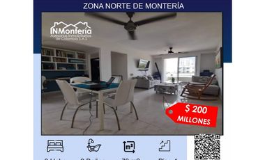 VENTA DE APARTAMENTO EN ZONA NORTE DE MONTERIA