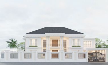 RUMAH MEWAH DI PUSAT KOTA DENGAN INTERIOR DI KOMP PEMDA