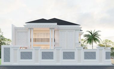 RUMAH MEWAH DI PUSAT KOTA DENGAN INTERIOR DI KOMP PEMDA