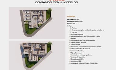 Casas en Venta de 439 m2 de C  y 326m2 de T en  Santiago, NL