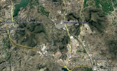 *TERRENO INDUSTRIAL CON DOBLE VÍA FÉRREA *Kansas y Ferromex* 150 has Divisibles