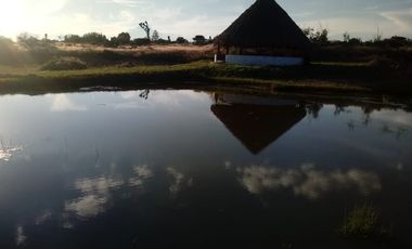 VENTA DE TERRENO CON PALAPA PARA CASA DE CAMPO EN ASIENTOS AGUASCALIENTES