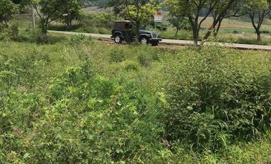 Precioso terreno a orilla de carretera a unos pasos de las presas de Huayapam