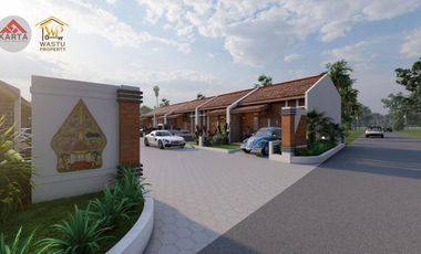 TINGGAL 1, RUMAH MURAH DESAIN KLASIK MODERN DEKAT SMPN 1 PRAMBANAN, KLATEN