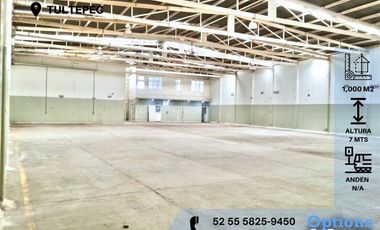 Amazing industrial warehouse for rent in Iztapalapa