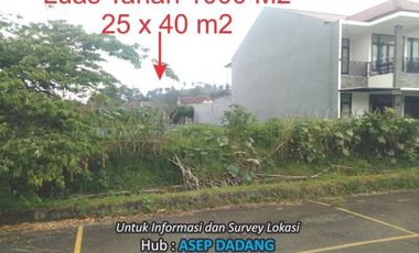Jual Tanah Kavling 1000 m2 Graha Puspa bandung