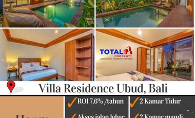 Dijual Villa Residence Minimalis di Ubud, Bali.