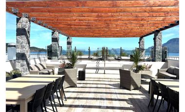 Departamentos en primera línea playa Pucón 3D 2B