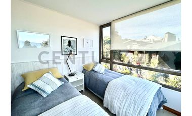 Departamentos en primera línea playa Pucón 3D 2B