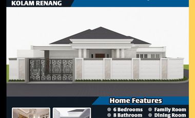 jual rumah mewah di cemara kipas 2