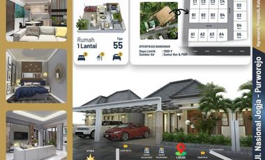 RUMAH MURAH DI KULON PROGO JOGJA DEKAT ALUN ALUN WATES